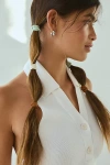 Urban Outfitters Soft Ponytail Holder 8-pack Set In Brown/black/sage, Women's At  In Multi