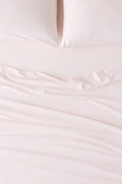 Urban Outfitters Soft Tee Jersey Cotton Sheet Set In Pink At