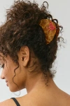 Urban Outfitters Solar Eclipse Hand Painted Claw Clip In Croissant, Women's At  In Brown