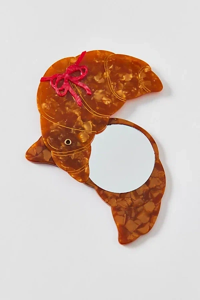 Urban Outfitters Solar Eclipse Icon Compact Mirror In Croissant At  In Brown