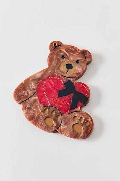 Urban Outfitters Solar Eclipse Icon Compact Mirror In Sweet Bear At  In Brown