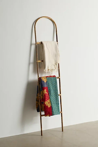Urban Outfitters Sonny Arched Bamboo Blanket Ladder In Natural At