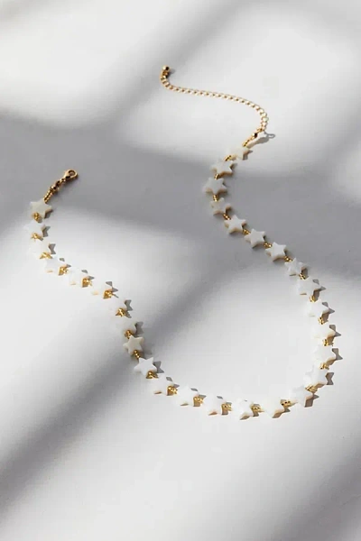 Urban Outfitters Sophia Beaded Strand Necklace In Ivory, Women's At  In White