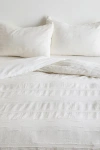 Urban Outfitters Sophia Raw Edge Duvet Set In White At  In White