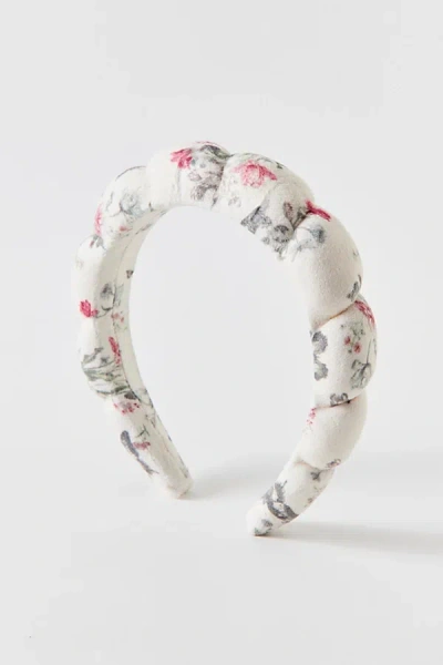 Urban Outfitters Spa Day Bubble Headband In Butterfly Bliss At  In White