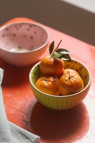 Urban Outfitters Splatter Paint Ceramic Cereal Bowl In Dark Green At  In Multi