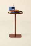 Urban Outfitters Square Metal Side Table In Maroon At  In Brown