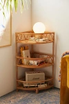 URBAN OUTFITTERS SQUIGGLE RATTAN CORNER STORAGE SHELF IN NATURAL AT URBAN OUTFITTERS