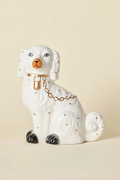 Urban Outfitters Staffordshire Dog Ceramic Sculpture In Assorted At  In White