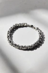 Urban Outfitters Stainless Steel Box Link Chain Bracelet In Silver, Men's At  In Silver