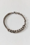 Urban Outfitters Stainless Steel Mixed Chain Bracelet In Silver, Men's At
