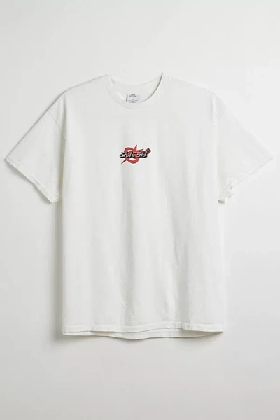 Urban Outfitters Star Motif Tee In White, Men's At
