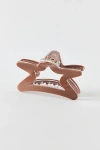 Urban Outfitters Star Resin Claw Clip In Brown, Women's At