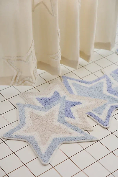Urban Outfitters Star Runner Tufted Bath Mat In Cream At