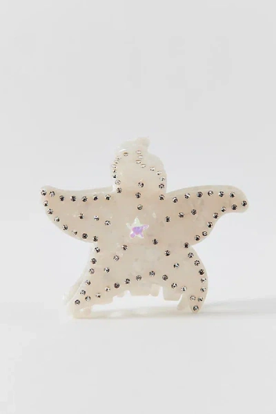 Urban Outfitters Starfish Shimmer Claw Clip In Ivory, Women's At  In Neutral