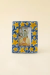 Urban Outfitters Stars Ceramic 4" X 6" Picture Frame At  In Blue