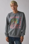 Urban Outfitters Stone Temple Pilots Graphic Crew Neck Sweatshirt In Washed Black, Men's At  In Gray