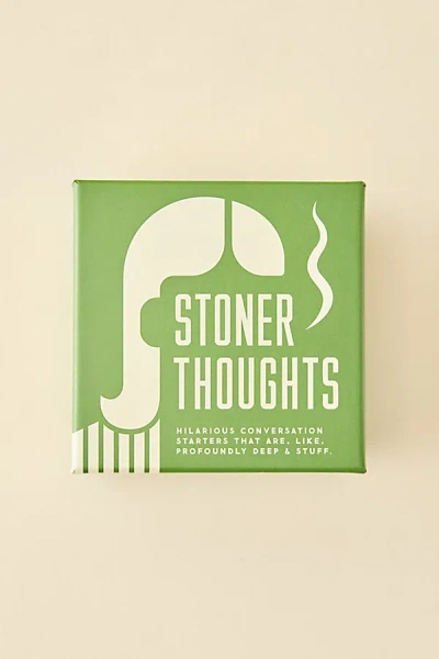 Urban Outfitters Stoner Thoughts Party Card Game In Green At