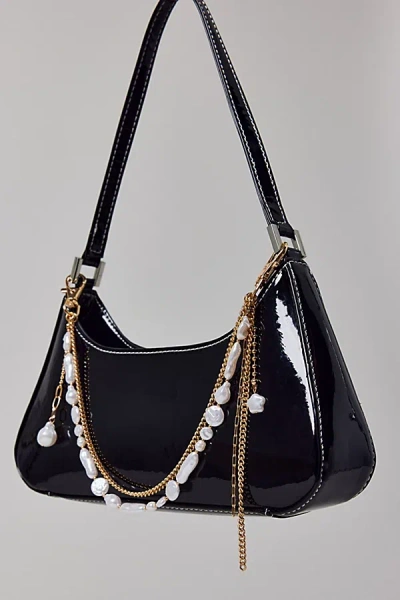 Urban Outfitters Strand Of Pearls Chain Bag Charm In Gold, Women's At