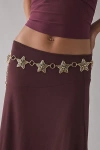 Urban Outfitters Strand Of Stars Chain Belt In Gold, Women's At