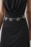 Urban Outfitters Strand Of Stars Chain Belt In Silver, Women's At  In Metallic