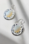 Urban Outfitters Strange Powers Stone Drop Earring In Silver/angelite, Women's At  In Metallic
