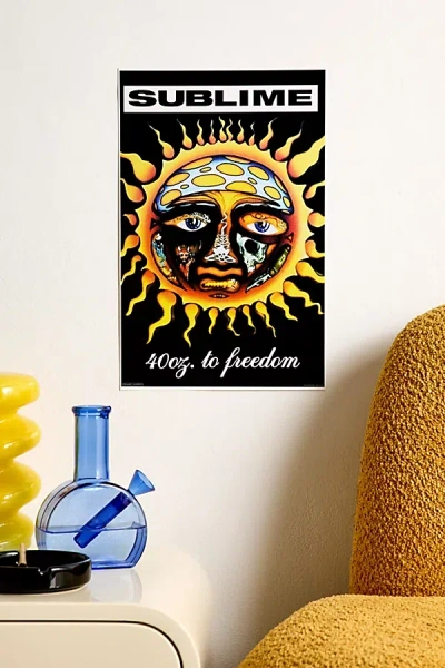 Urban Outfitters Sublime 40 oz To Freedom Poster At In Multi | ModeSens