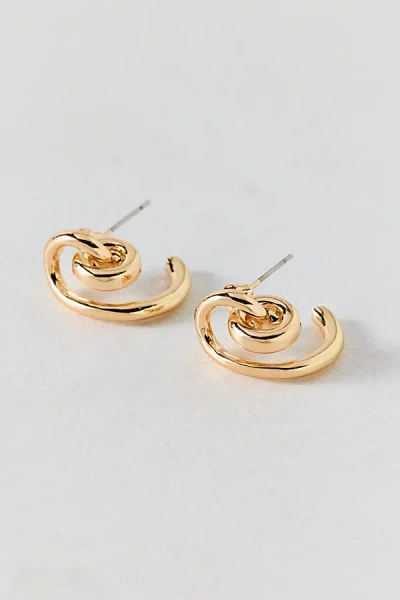Urban Outfitters Suki Linked Statement Earring In Gold, Women's At