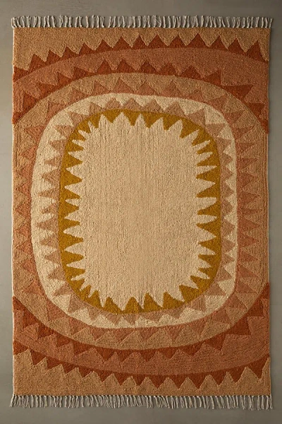 Urban Outfitters Sun Tufted Rug In Brown At
