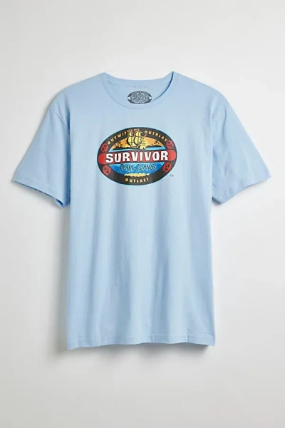 Urban Outfitters Survivor: Pearl Islands Tee In Light Blue, Men's At