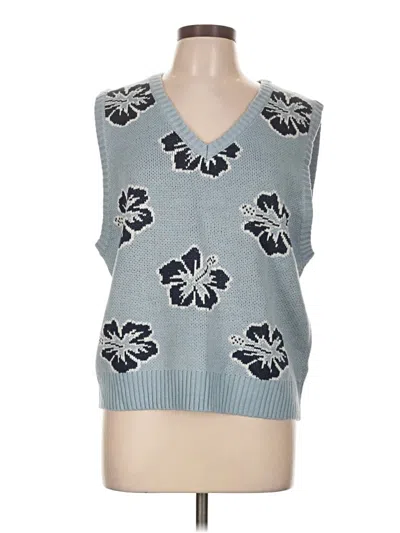 Urban Outfitters Sweater Vest In Blue