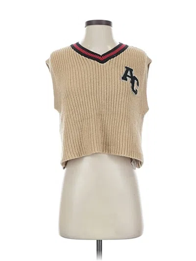 Pre-owned Urban Outfitters Sweater Vest In Brown