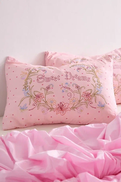 Urban Outfitters Sweet Dreams Fairytale Sham Set In Pink At  In Multi