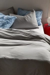 Urban Outfitters T-shirt Jersey Duvet Set In Light Grey At  In Gray