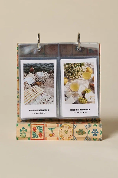 Urban Outfitters Tabletop Wood Flip Instax Mini Picture Frame In Tile At  In Multi