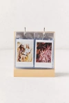 Urban Outfitters Tabletop Wood Flip Instax Mini Picture Frame In Wood