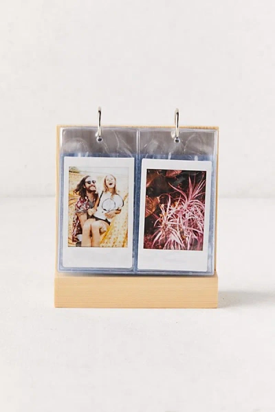 Urban Outfitters Tabletop Wood Flip Instax Mini Picture Frame