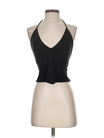 Pre-owned Urban Outfitters Tank Top Black Halter Neckline Tops