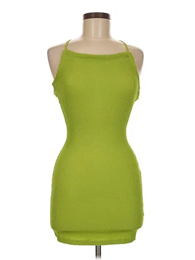 Pre-owned Urban Outfitters Tank Top Green Halter Neckline Tops