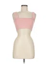 Urban Outfitters Tank Top Pink Strapless Neckline Tops In Pink