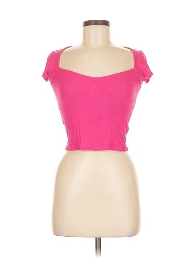 Pre-owned Urban Outfitters Tank Top Pink Sweetheart Neckline Tops