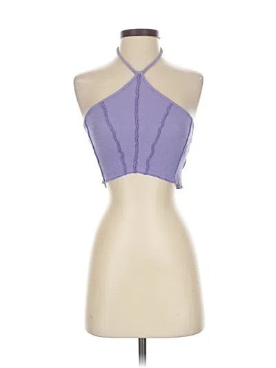 Pre-owned Urban Outfitters Tank Top Purple Halter Neckline Tops