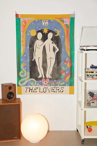 Urban Outfitters Tarot Card Tapestry In The Lovers At  In Multi