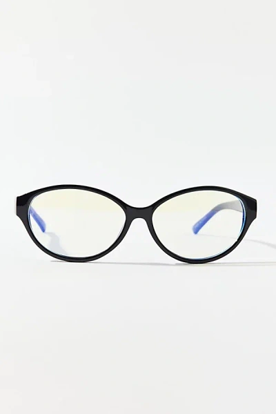 Urban Outfitters Tate Cat Eye Blue Light Glasses In Black, Women's At