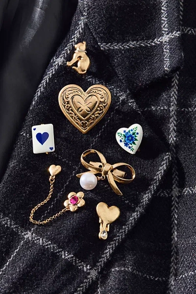 Urban Outfitters Taylor Metal Charm Pin Pack In Gold At  In Gray