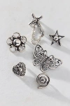 Urban Outfitters Taylor Metal Charm Pin Pack In Silver At  In Silver
