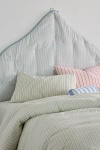 Urban Outfitters Teardrop Fabric Floating Headboard In Natural Stripe At  In Multi