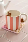 Urban Outfitters Teddy Bear Handle Mug In Pink At  In Blue