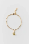 URBAN OUTFITTERS TEDDY DELICATE CHARM BRACELET IN TEDDY, WOMEN'S AT URBAN OUTFITTERS