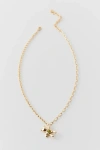 URBAN OUTFITTERS TEDDY DELICATE CHARM NECKLACE IN TEDDY, WOMEN'S AT URBAN OUTFITTERS